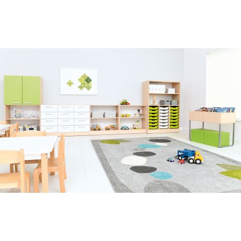 Set mobilier cu sertare si containere pentru gradinita Grande 65 - poza 3