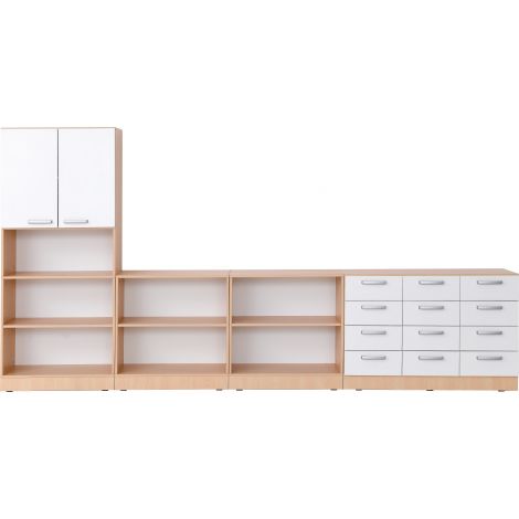Set mobilier cu sertare si rafturi pentru gradinita Grande 62 - poza 1