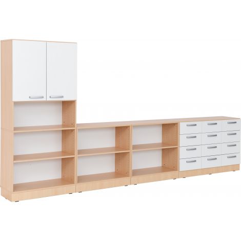 Set mobilier cu sertare si rafturi pentru gradinita Grande 62 - poza 2
