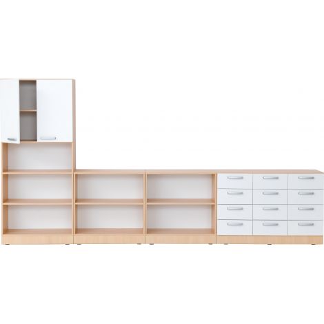 Set mobilier cu sertare si rafturi pentru gradinita Grande 62 - poza 3