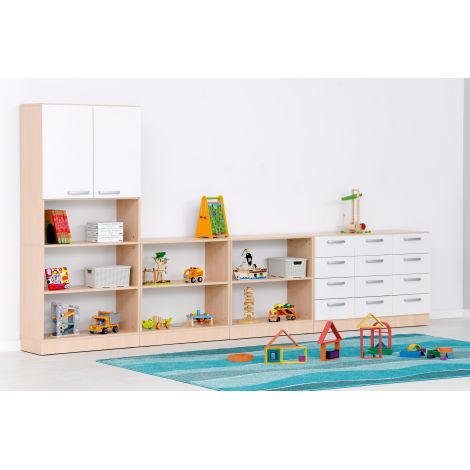 Set mobilier cu sertare si rafturi pentru gradinita Grande 62 - poza 4