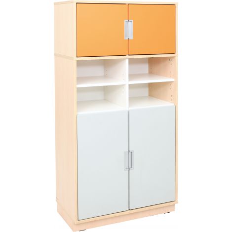 Set mobilier gradinita Quadro 100 artar cu alb