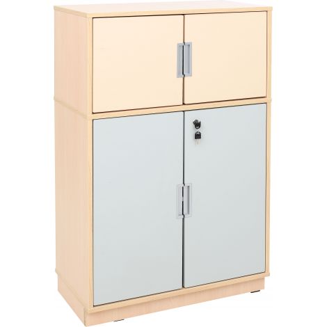 Set mobilier gradinita Quadro 104 artar cu alb