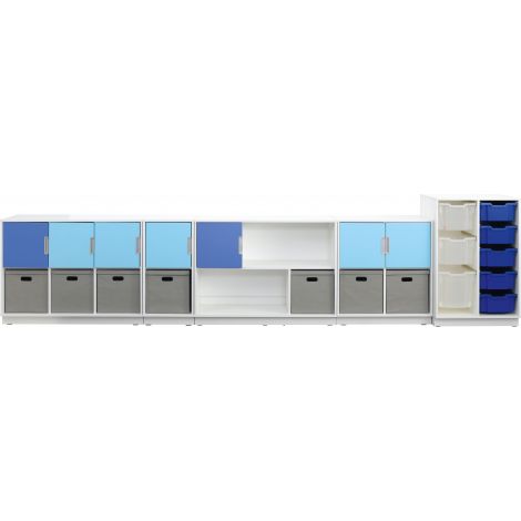Set mobilier gradinita Quadro 108 alb - poza 2