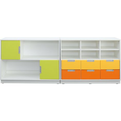 Set mobilier gradinita Quadro 109 alb - poza 2