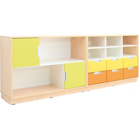 Set mobilier gradinita Quadro 109 artar cu alb - poza 3