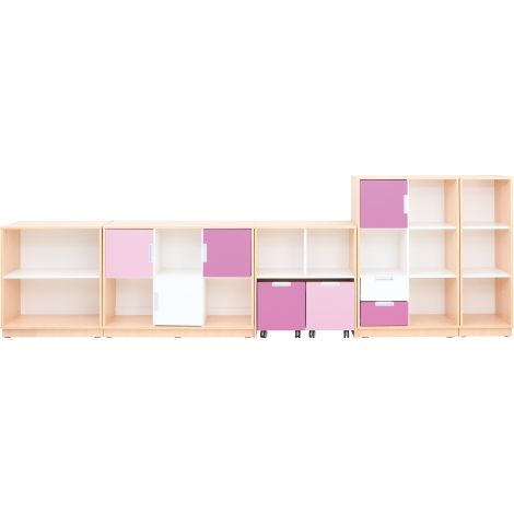 Set mobilier gradinita Quadro 87 artar cu alb - poza 1