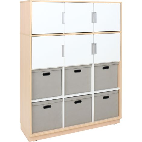 Set mobilier gradinita Quadro 94 artar cu alb