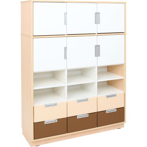 Set mobilier gradinita Quadro 95 artar cu alb - poza 1