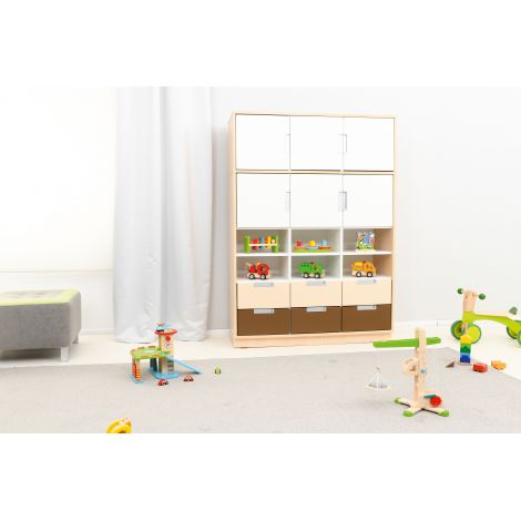 Set mobilier gradinita Quadro 95 artar cu alb - poza 2