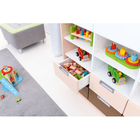Set mobilier gradinita Quadro 95 artar cu alb - poza 5