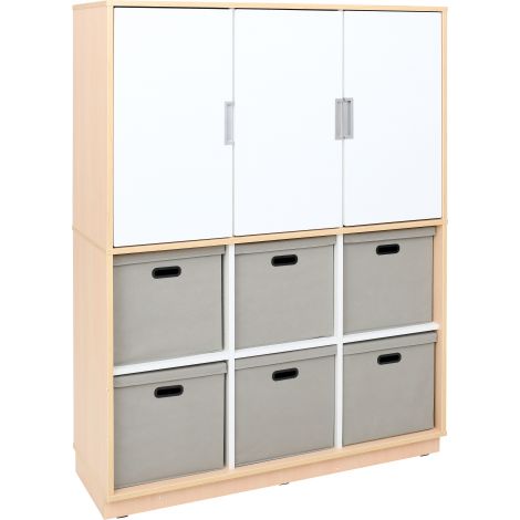 Set mobilier gradinita Quadro 96 artar cu alb