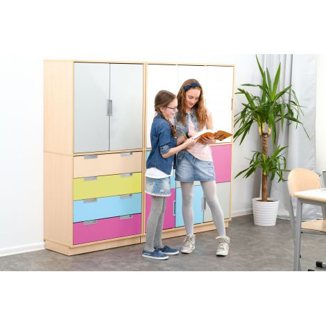 Set mobilier gradinita Quadro 97 artar cu alb - poza 2