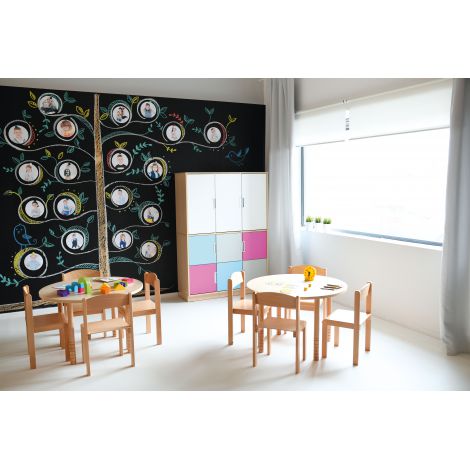 Set mobilier gradinita Quadro 97 artar cu alb - poza 4
