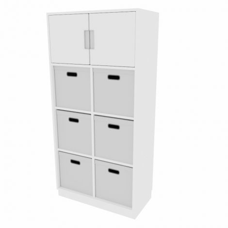 Set mobilier gradinita Quadro 99 alb - poza 1