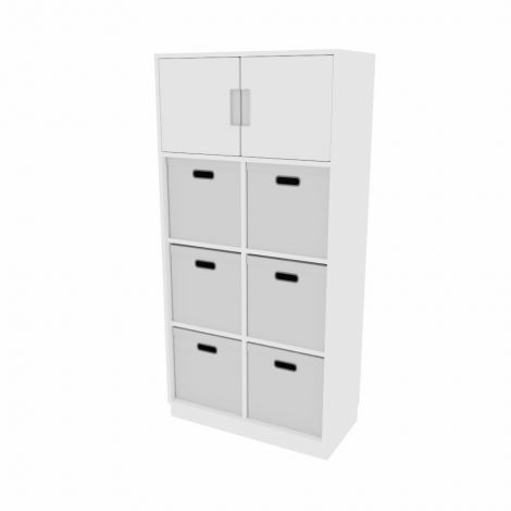 Set mobilier gradinita Quadro 99 alb - poza 2