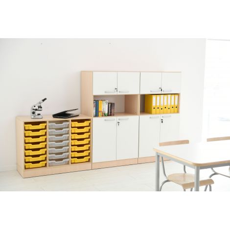 Set mobilier Grande 9, potrivit pentru gradinita, scoala, laborator scolar - poza 2