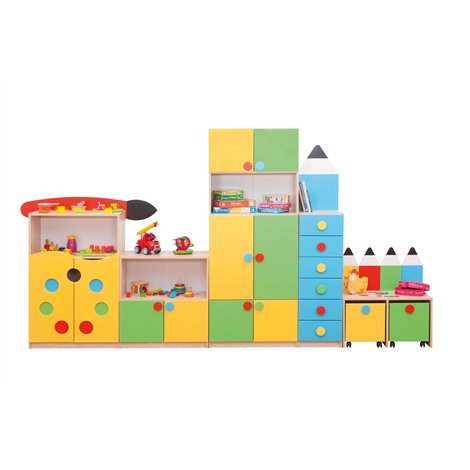 Set mobilier pentru gradinita si cresa Creionasele - poza 1