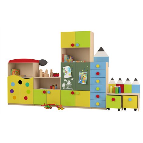 Set mobilier pentru gradinita si cresa Creionasele - poza 2