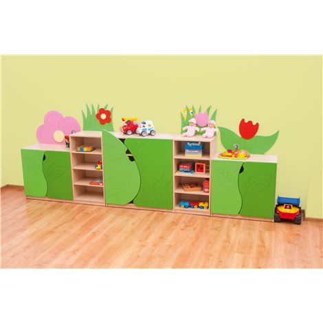 Set mobilier pentru gradinita si cresa Pajistea cu flori - poza 2