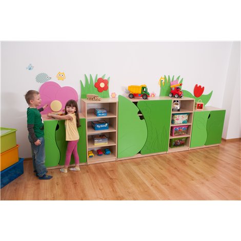 Set mobilier pentru gradinita si cresa Pajistea cu flori - poza 3