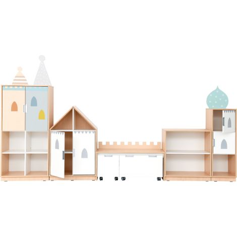 Set mobilier tematic pentru gradinita Castelul - poza 2