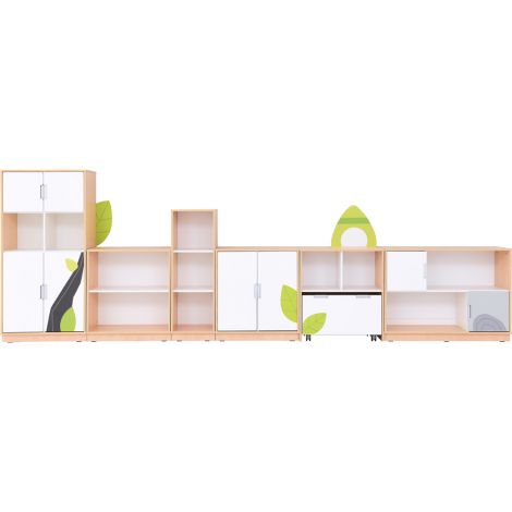 Set mobilier tematic pentru gradinita Flora - poza 1