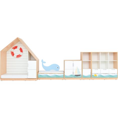 Set mobilier tematic pentru gradinita Marea - poza 1