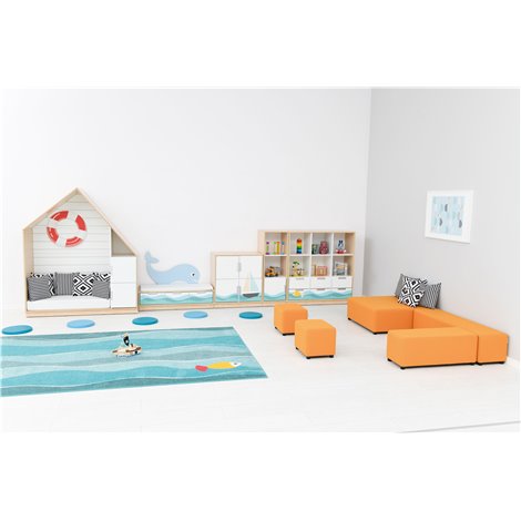 Set mobilier tematic pentru gradinita Marea, usi cu deschidere la 90 grade, inchidere silentioasa - poza 2