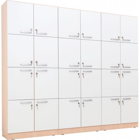 Set mobilier vestiar scolar cu incuietori si 24 de casete, pentru hol sau clasa - poza 1