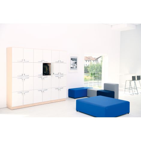 Set mobilier vestiar scolar cu incuietori si 24 de casete, pentru hol sau clasa - poza 4