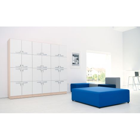 Set mobilier vestiar scolar cu incuietori si 24 de casete, pentru hol sau clasa - poza 5