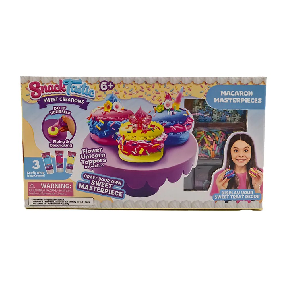 Set Modelare Macarons Snack Tastic Joc Creativ pentru Copii - poza 1