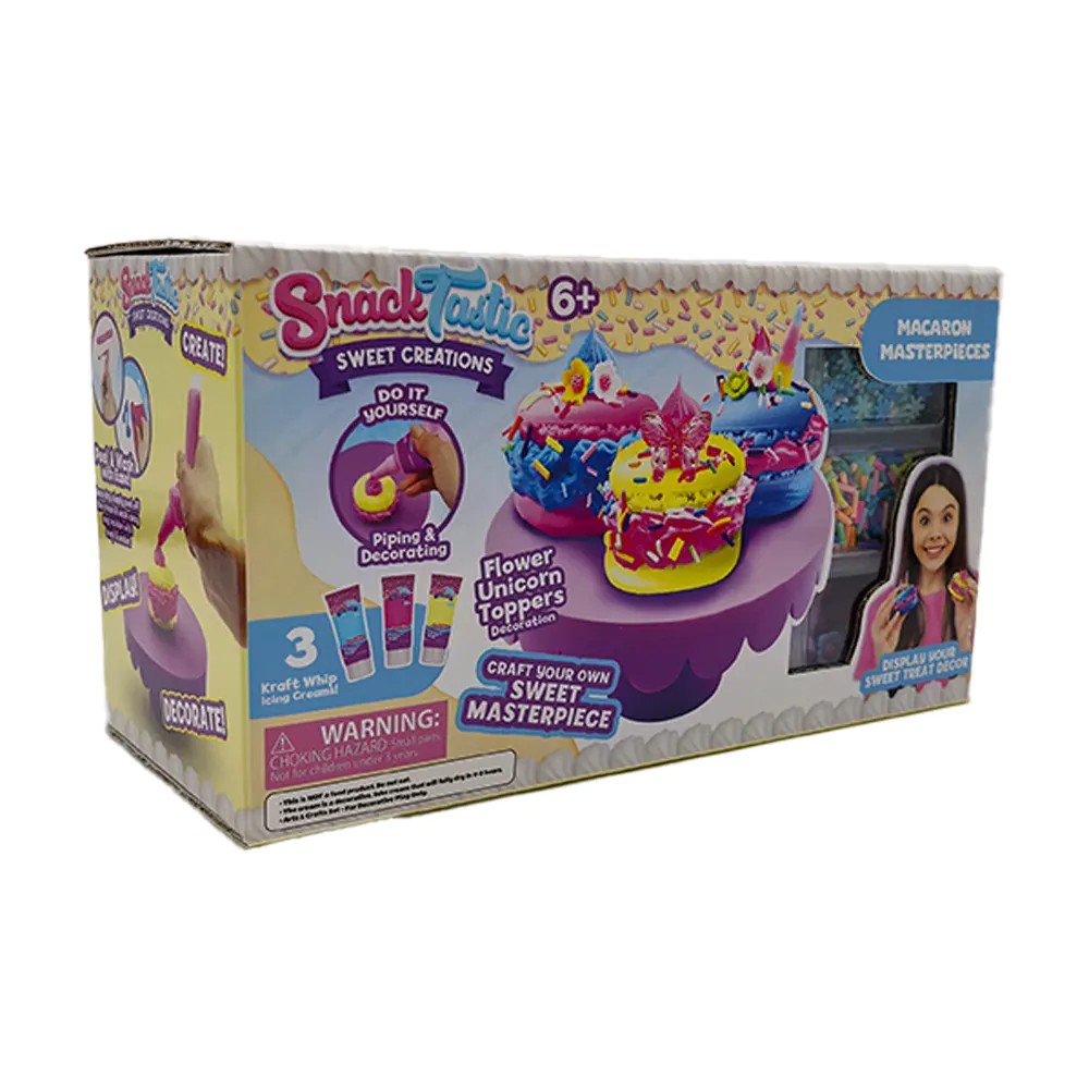 Set Modelare Macarons Snack Tastic Joc Creativ pentru Copii - poza 3