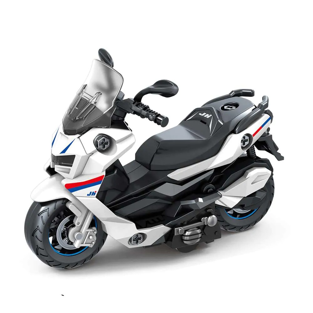Set Motocicleta de asamblat Gri - poza 1