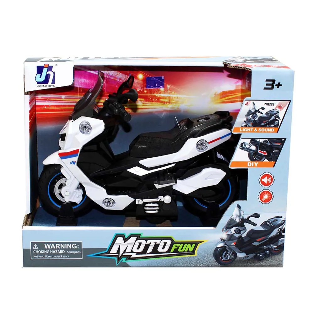 Set Motocicleta de asamblat Gri - poza 2