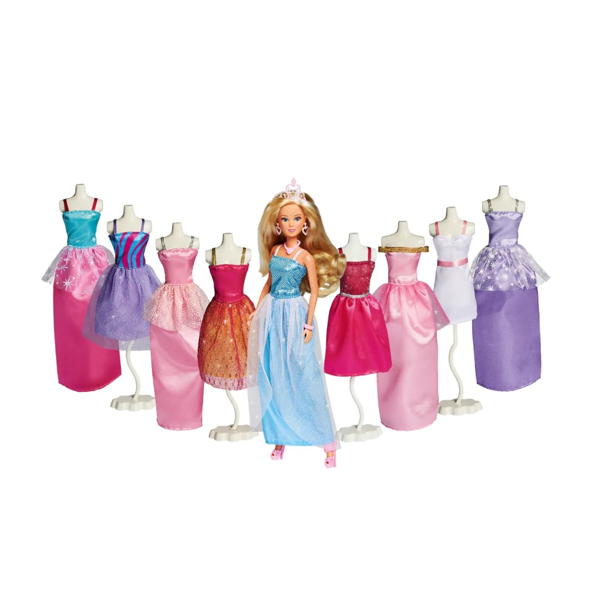 Set Papusa Steffi Love Deluxe cu rochii si accesorii 23 piese - poza 1
