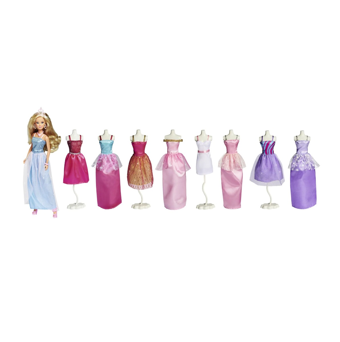 Set Papusa Steffi Love Deluxe cu rochii si accesorii 23 piese - poza 2