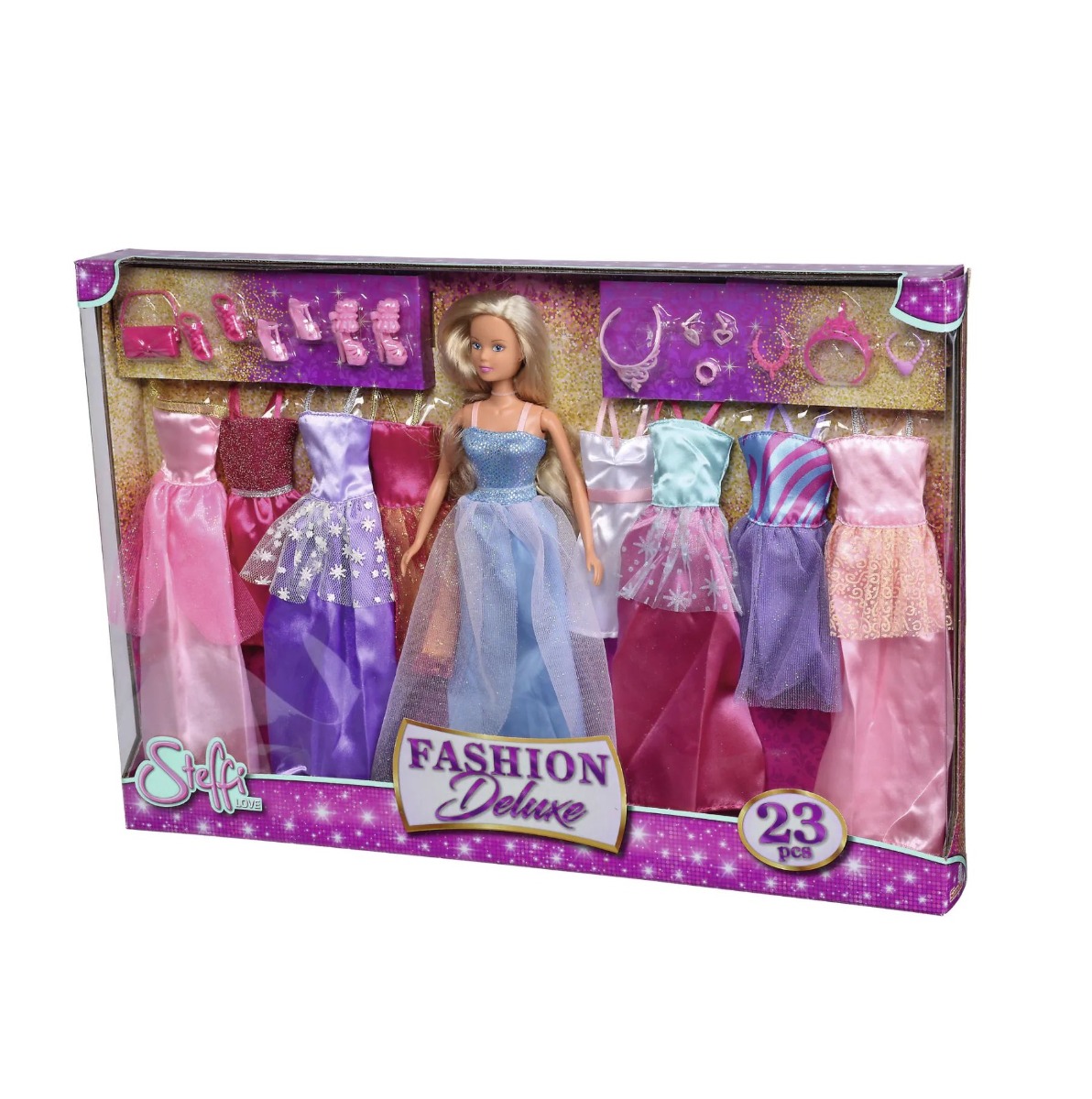 Set Papusa Steffi Love Deluxe cu rochii si accesorii 23 piese - poza 3