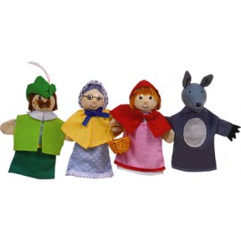 Set papusi de deget - SCUFITA ROSIE - poza 1