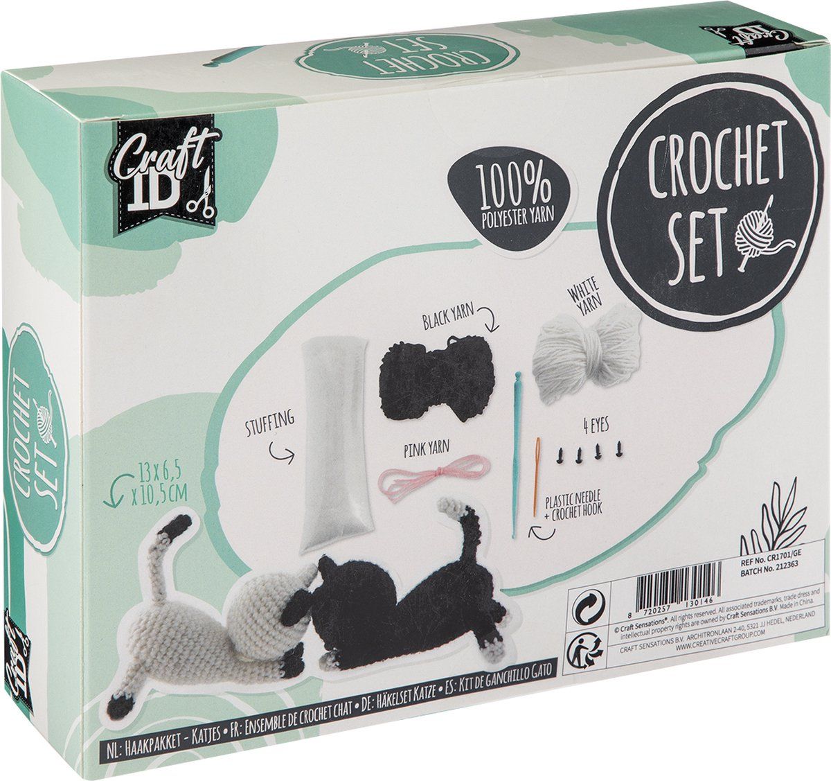 Set pentru crosetat Grafix Craft DIY Pisicute - poza 5