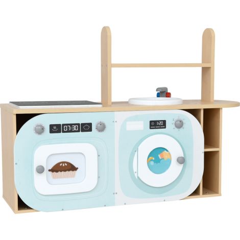 Set pentru jocuri de rol cu bucatarie si masina de spalat 80 cm inaltime, gradinita si scoala - poza 1