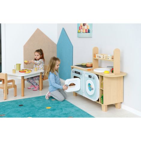 Set pentru jocuri de rol cu bucatarie si masina de spalat 90 cm inaltime, gradinita si scoala - poza 5