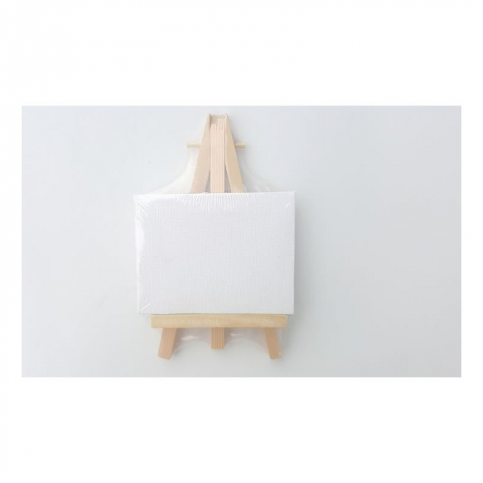 Set pentru pictura sevalet lemn +panza canva,7x9 cm