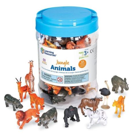 Set pentru sortat - animalute din jungla - poza 1