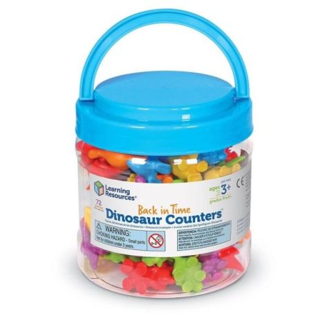 Set pentru sortat si numarat - dinozauri jucausi (72 piese) - poza 3