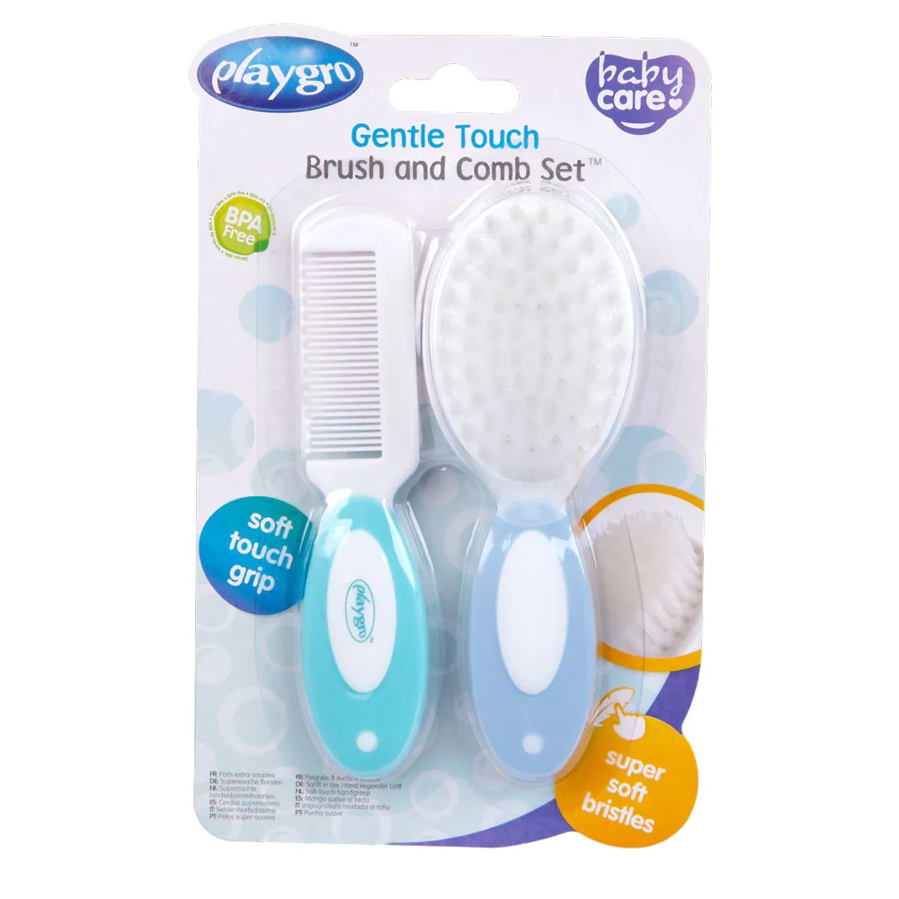 Set perie si pieptan Play Gro Gentle Touch - poza 2