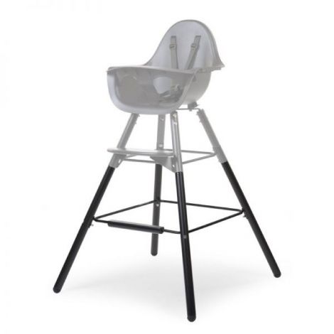 Set picioare cu suport pentru scaun de masa Childhome Evolu Negru - poza 2
