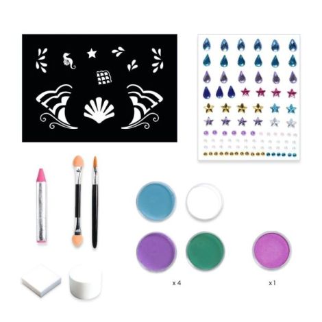 Set pictura pe fata culori sidefate, Djeco - poza 3