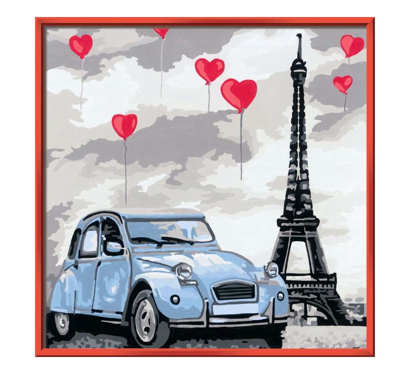 Set pictura pe numere Ravensburger CreArt Paris - poza 2